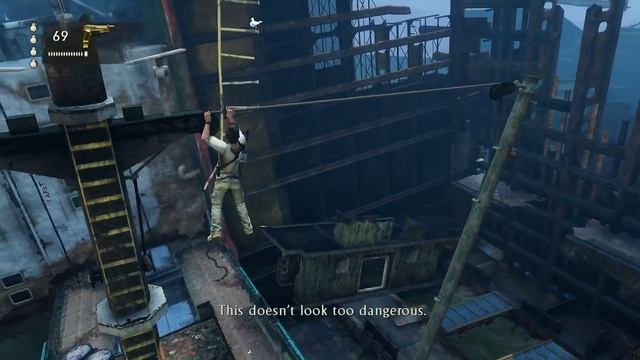 Uncharted 3 Drake's Deception Walkthrough Part 12 - Abducted, Brutal Difficulty, All Treasures смотреть онлайн