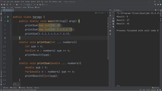 Java Tips and Tricks #2: Replacing Overloaded Methods with a Single Varags Method смотреть онлайн