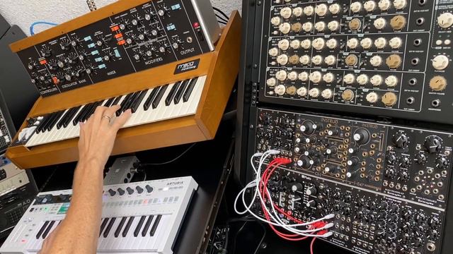Erica Synth VCO2 , Black System II & KeyStepPro - Modular Synth Jam смотреть онлайн