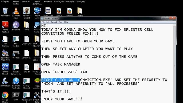 how to fix splinter cell conviction freeze problem [FIX] смотреть онлайн