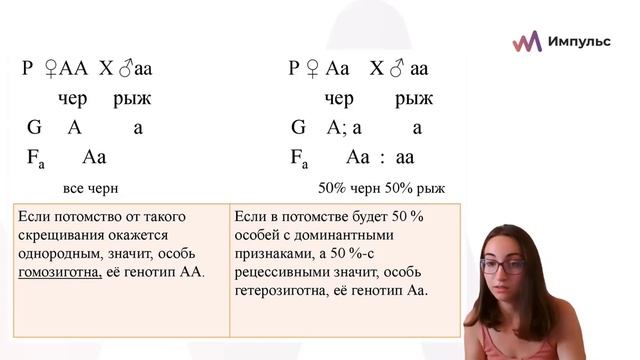 АНАЛИЗИРУЮЩЕЕ СКРЕЩИВАНИЕ | Биология. ЕГЭ 2022 смотреть онлайн