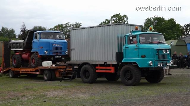 4. Слет владельцев грузовиков ИФА в немецком городе Людвигсфельде