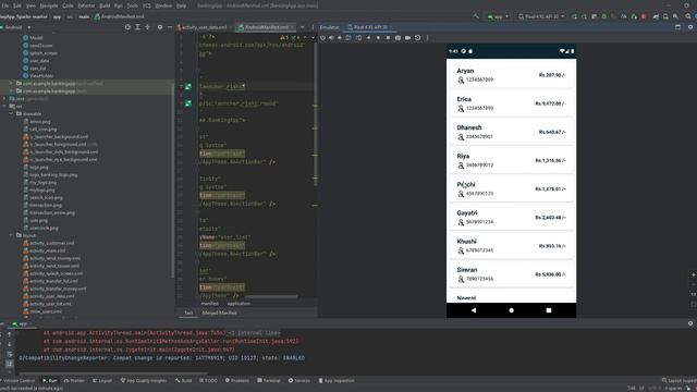 Banking App For Sparks Foundation Internship смотреть онлайн