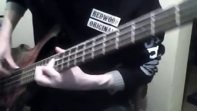 me playing anesthesia bass solo by cliff burton смотреть онлайн