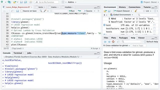 Training and Testing Lasso Regression in R смотреть онлайн