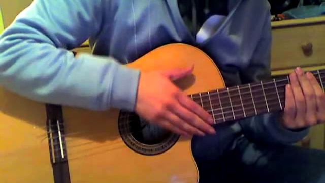 Flamenco lesson - rumba strum con golpe 2 смотреть онлайн
