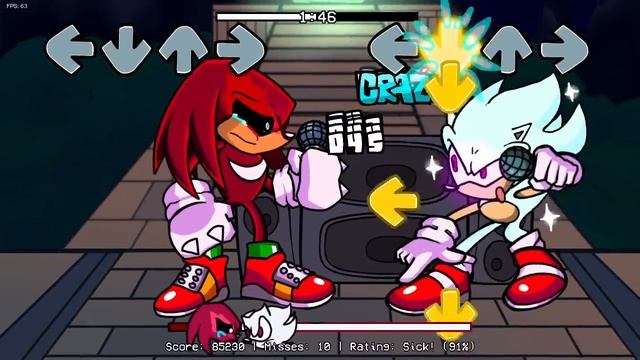 Deathmatch fnf Sonic! Good ending o Hyper ending XD смотреть онлайн