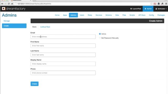 DreamFactory Admin Console: How to Use the Admins Tab смотреть онлайн