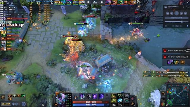 Dota 2 7700X @ 5.75 GHz + 3080 Ti смотреть онлайн