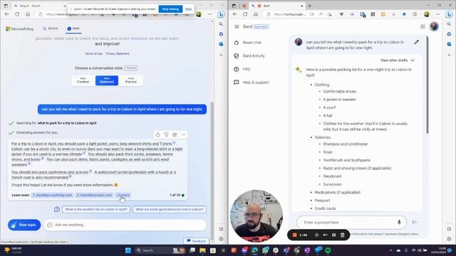 Bing Chat vs Google Bard смотреть онлайн