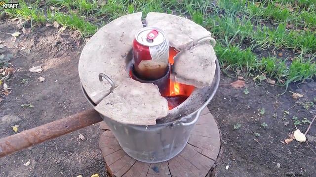 Плавим аллюминий в самодельной плавильне смотреть онлайн