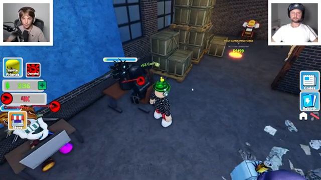 Roblox Skibidi Cameraman Factory Tycoon смотреть онлайн