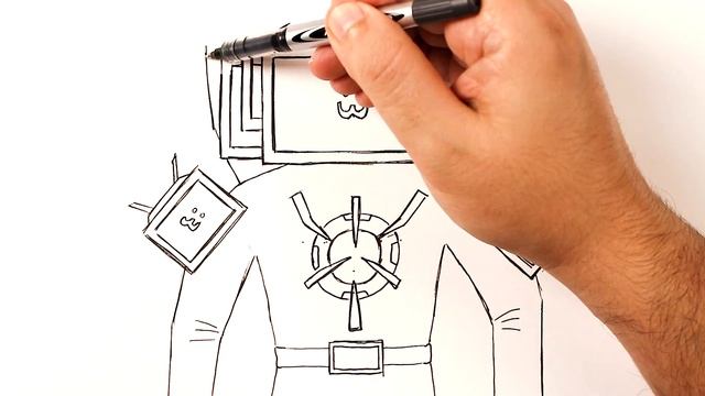 Как нарисовать Титан ТВ Мен 3.0 смотреть онлайн