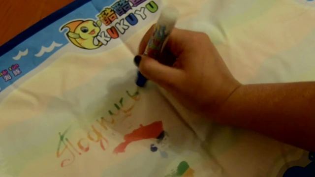 AQUA DOODLE | РАСПАКОВКА С ALIEXPRESS | Детский коврик для рисования водой смотреть онлайн