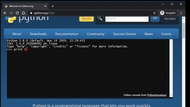 How to use Python online shell to try-out python commands смотреть онлайн