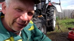 Ремонт трактора ЮМЗ колесо сальник  пускач сенокос  Бажениты