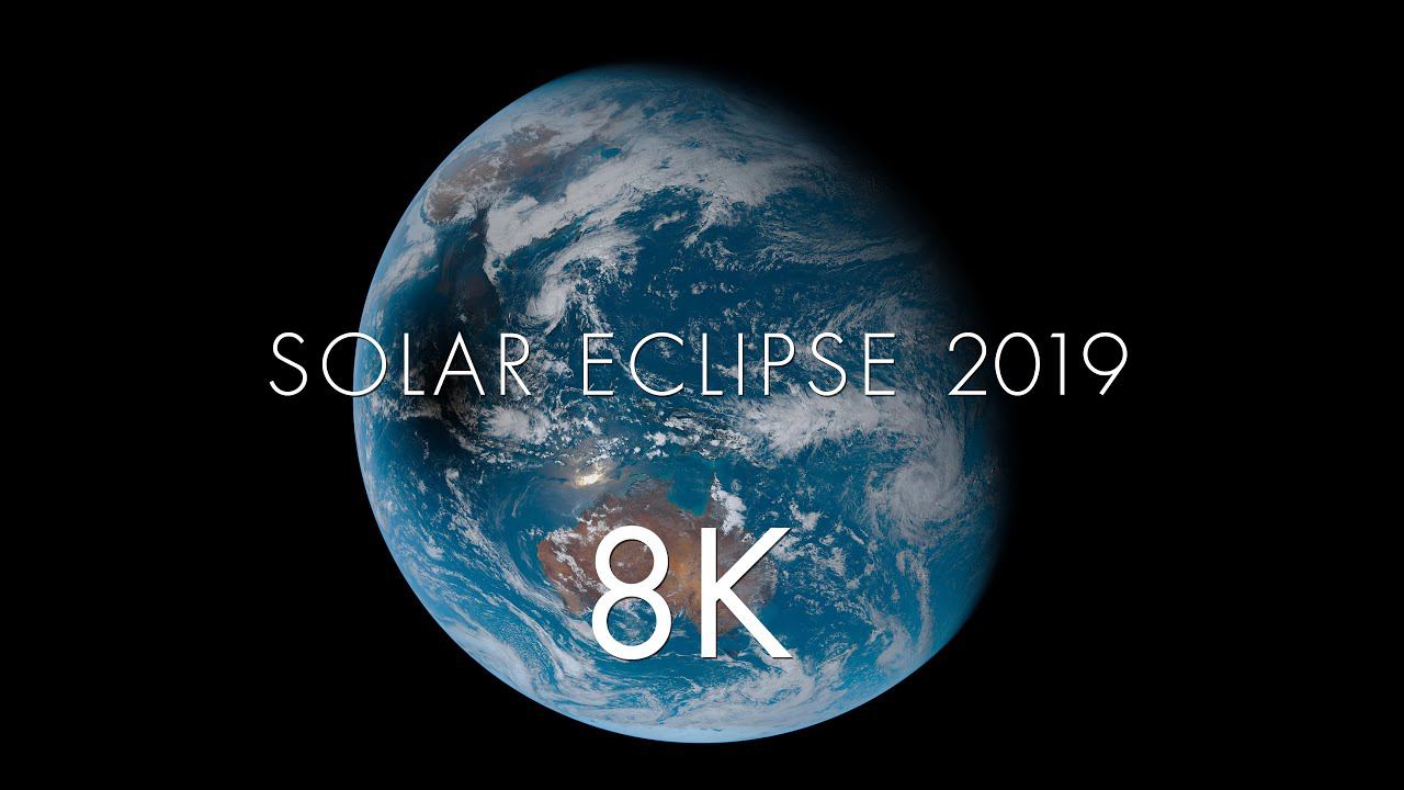 Solar Eclipse 2019 8K смотреть онлайн
