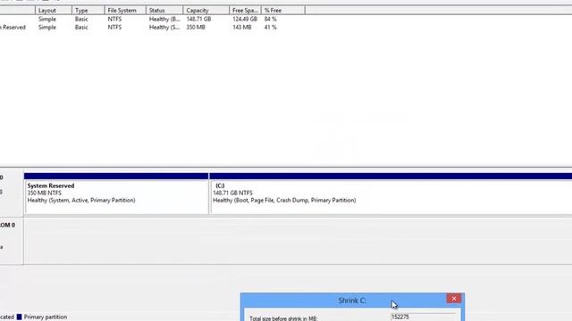 How To Resize Partition on Windows 8 , & shrink partition volume win8 смотреть онлайн