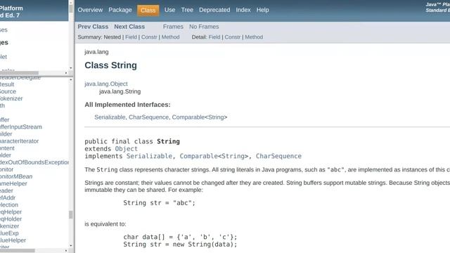 Classes and the Java API смотреть онлайн