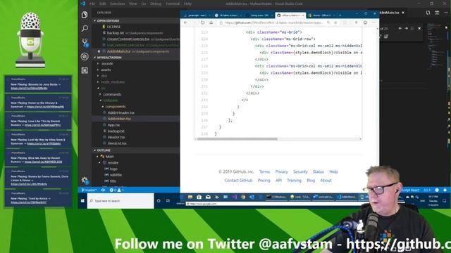 Live Coding - E27 - Office Development with React and UI Fabric смотреть онлайн