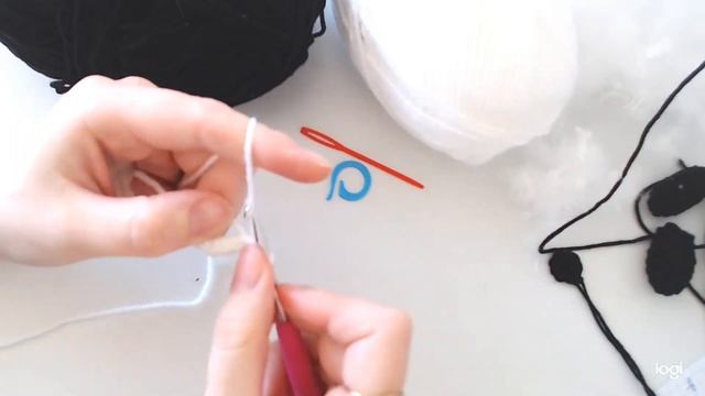 МК по вязанию игрушки крючком Панда для начинающих смотреть онлайн