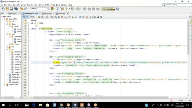 Sesión 6 vídeo 1 Insertar campos php mysql смотреть онлайн