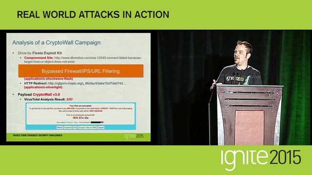 Real World Attacks in Action (Ignite 2015) смотреть онлайн