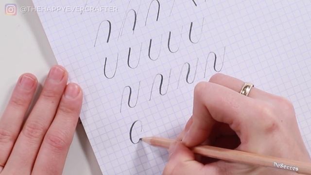 Learn Calligraphy in 5(ish) Minutes With Just a PENCIL! смотреть онлайн