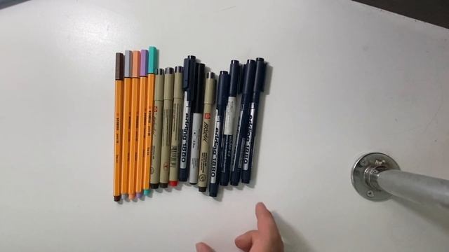 мои материалы для рисования // скетчбуки, копики, Ecoline, линеры