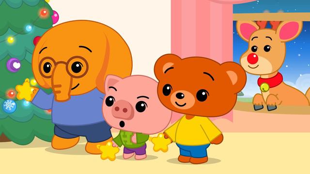 Счастливого Рождества 🎄🎁🎄 | Детские Песни | Плим Плим смотреть онлайн