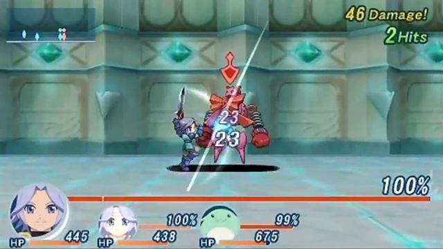 [PSP] Tales of Phantasia: Narikiri Dungeon X Cross (OP and Gameplay) смотреть онлайн