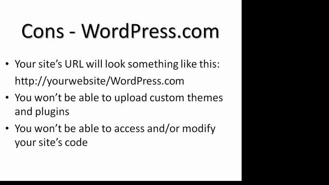 Free WordPress Tutorials - wp.com vs wp.org Pros and Cons смотреть онлайн