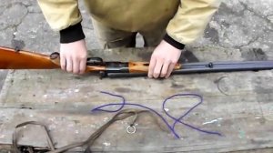 Мой самый любимый способ ношения  ружья на охоте.