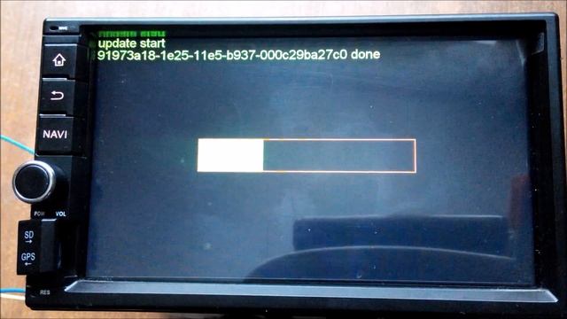 Неудачная прошивка 2DIN головного устройства. смотреть онлайн