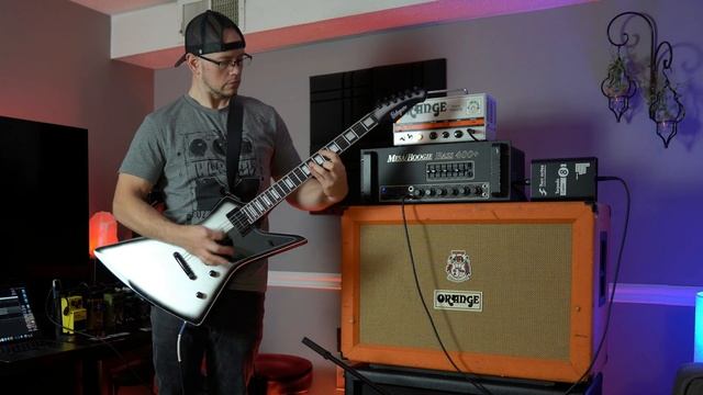 Orange Tiny Terror + Two notes Torpedo Captor + Mesa 400+ = 300 Watt Tiny Terror!! смотреть онлайн