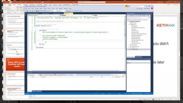 Inventor API and iLogic Tips & Tricks | Autodesk Virtual Academy