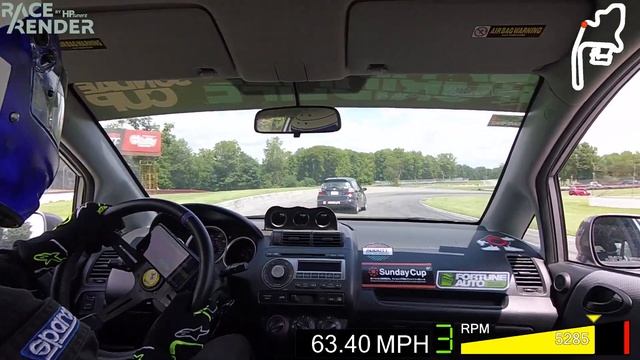 Honda Fit GD3: 1:50.781 At Mid-Ohio With Telemetry