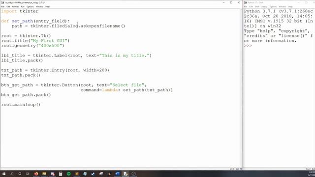 [tkinter] Selecting Files with File Dialog Menus | Desktop Apps in Python #6 смотреть онлайн