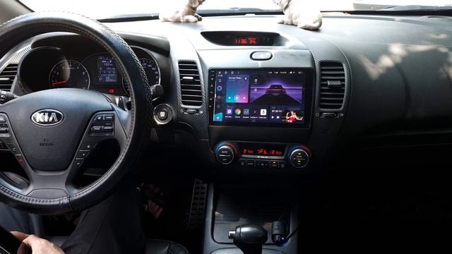 Kia Cerato lắp Màn hình dvd android Teyes смотреть онлайн