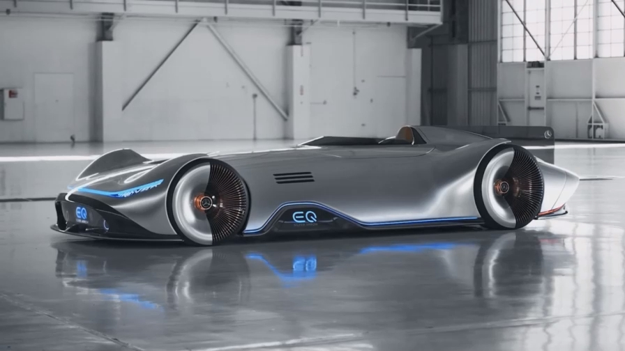 Mercedes-Benz Vision EQ Silver Arrow Concept - видение будущего от Mercedes смотреть онлайн