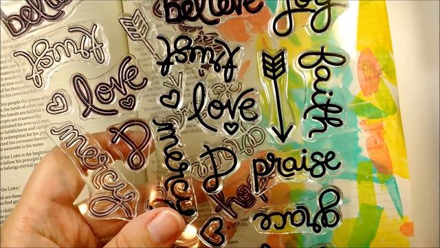 Bible Art Journaling in 3 Minutes or Less :: Psalm 113 Process Video смотреть онлайн