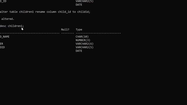 DDL Copy Rename with Alter Table and Truncate, Drop Table commands смотреть онлайн