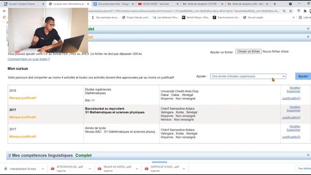 Campus France : Voici comment mettre les Bulletins, Remplir son Parcours, Diplômes смотреть онлайн