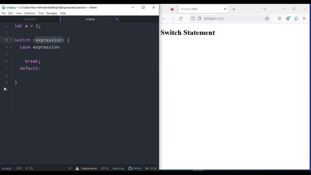 JavaScript Complete Course|| #6 Switch Statement|| CodingWithRohani смотреть онлайн