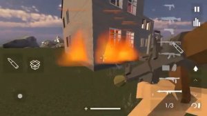 Разрушаю дом в игре разрушение!!!