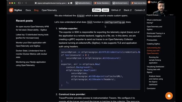 Go Instrumentation - Implementing Distributed Tracing in a Golang Application смотреть онлайн