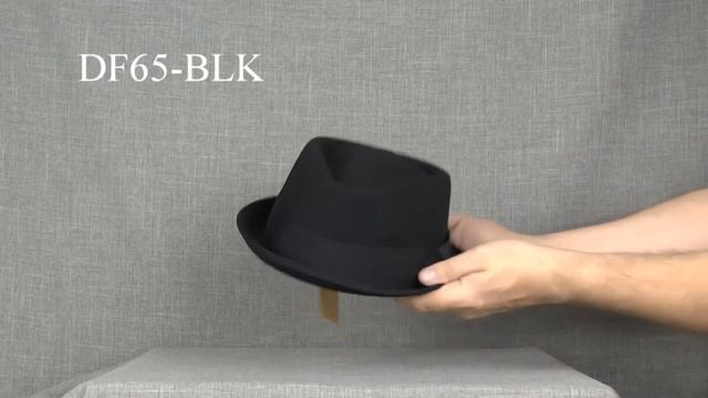 DF65-BLK Шляпа фетровая DPC Diamond Crown смотреть онлайн