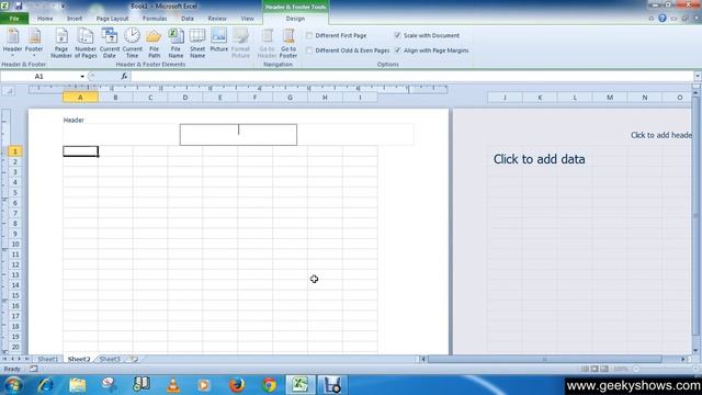 Microsoft Office Excel 2010 Set Headers and Footers смотреть онлайн