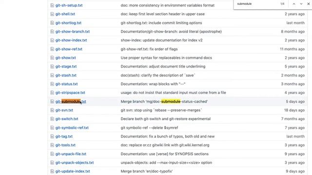 git submodule documentation смотреть онлайн