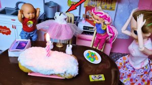ДЕНЬ РОЖДЕНИЯ БЕЗ ИМЕНИННИЦЫ?? Катя и Макс веселая семейка! Смешные куклы Барби сериал ДАРИНЕЛКА Т